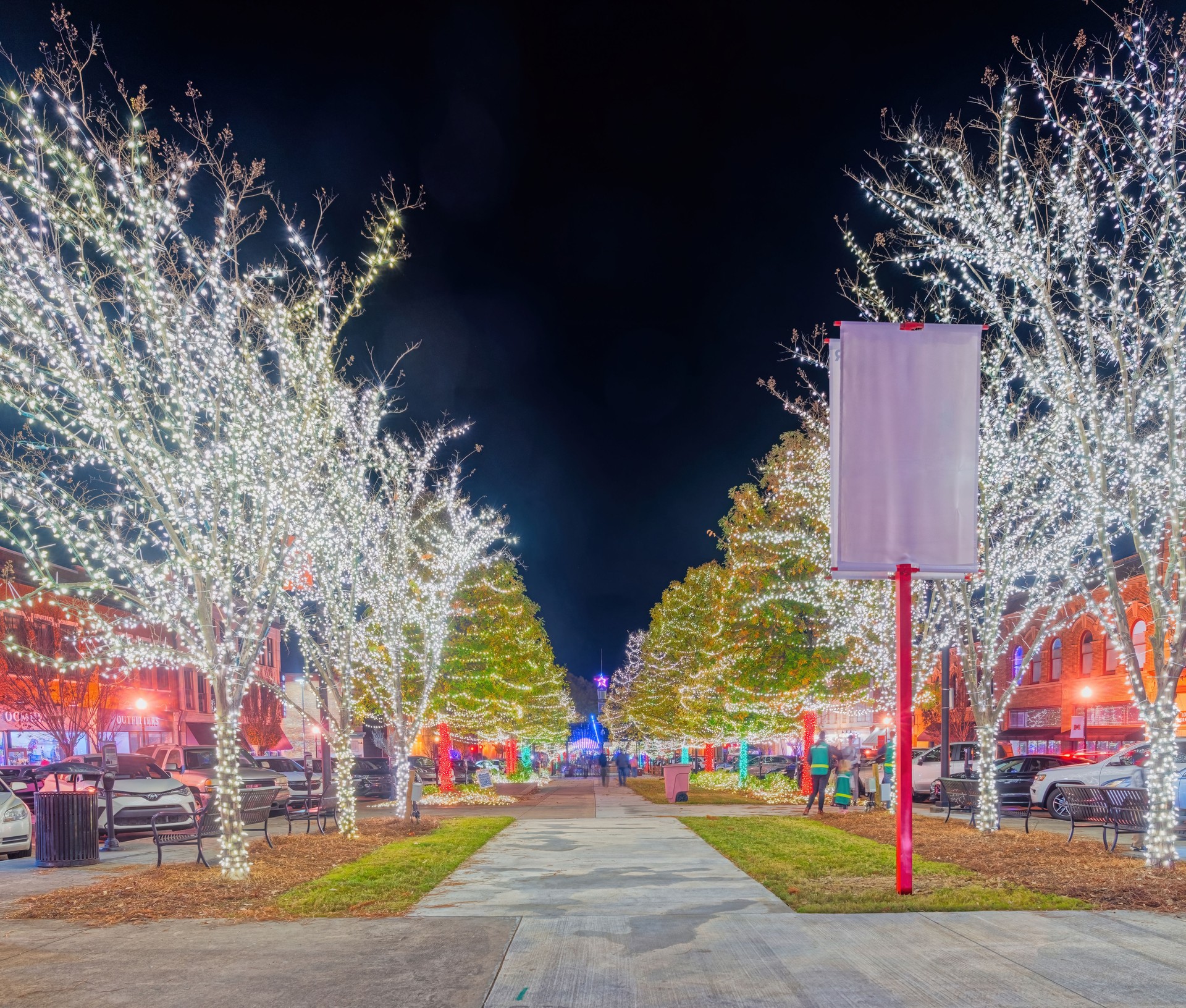 Christmas Lights in Downtown Macon, GA